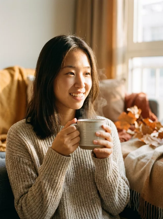 The result of the Cozy Autumn Sweater prompt